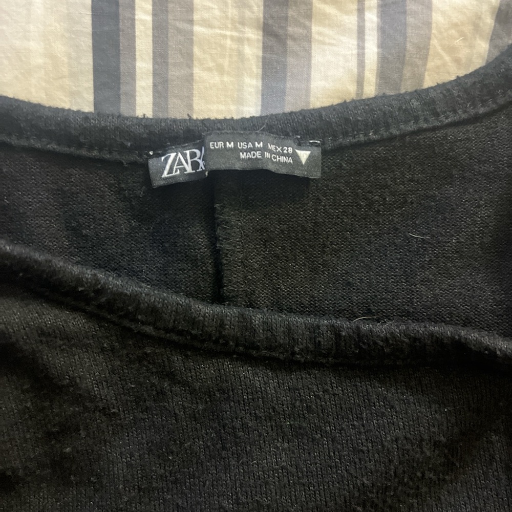 Zara Black Sweater dress